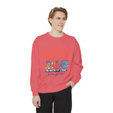 You Can Do Hard Things Teacher Sweatshirt, Motivational School Graphic Crewneck, Positive Classroom Gift for Educators