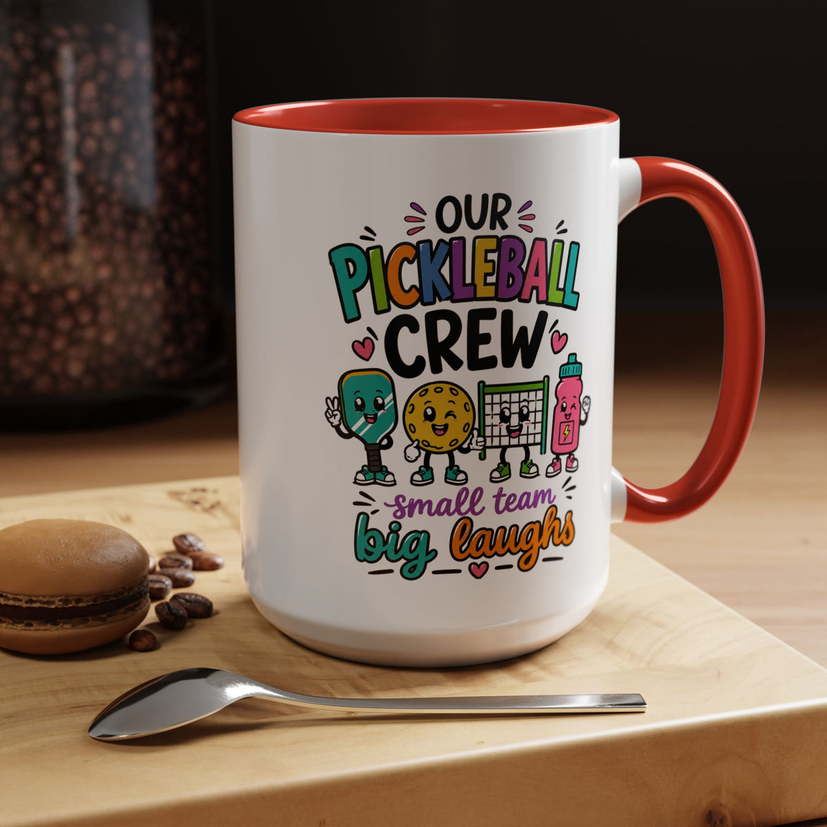 Funny Pickleball Team Mug, Our Pickleball Crew Coffee Mug, Pickleball Player Gift, Cute Sports Mug for Teammates and Friends