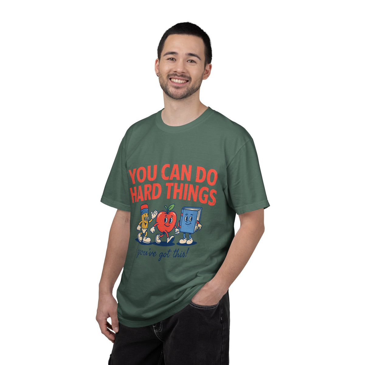 You Can Do Hard Things Teacher Shirt, Motivational Classroom Comfort Colors Tee, School Counselor Gift, Positive Educator Shirt
