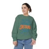 Christian Comfort Colors Sweatshirt, I'm Only Talking to Jesus Today Shirt, Faith Based Sweatshirt, Religious Gift for Women