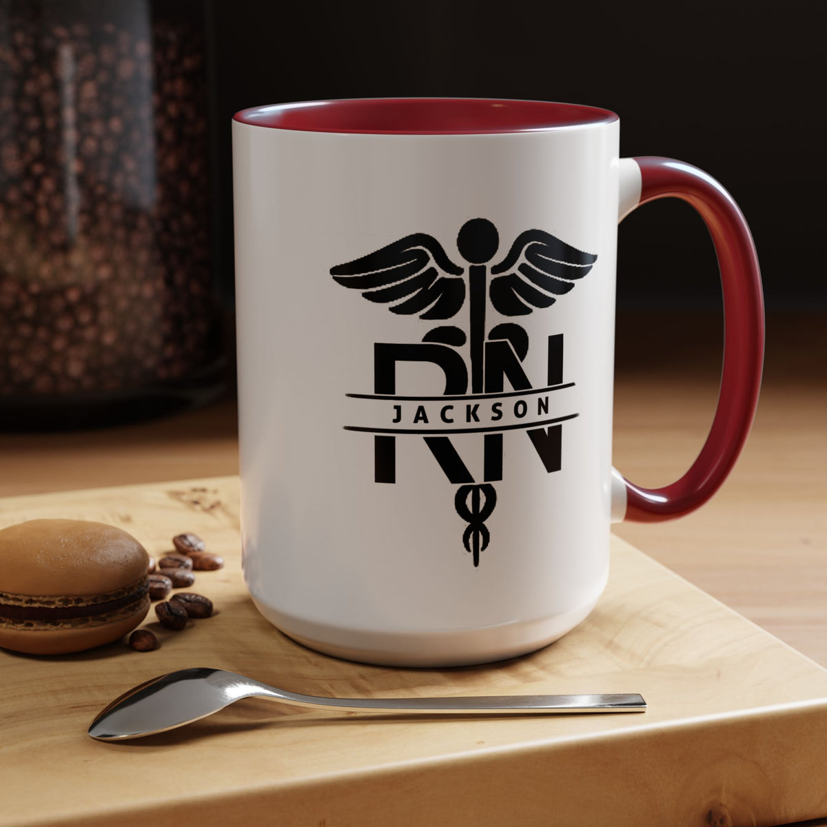 Personalized RN Mug, Custom Registered Nurse Coffee Mug, RN Name Gift, Nursing Graduation Gift, Nurse Appreciation Cup