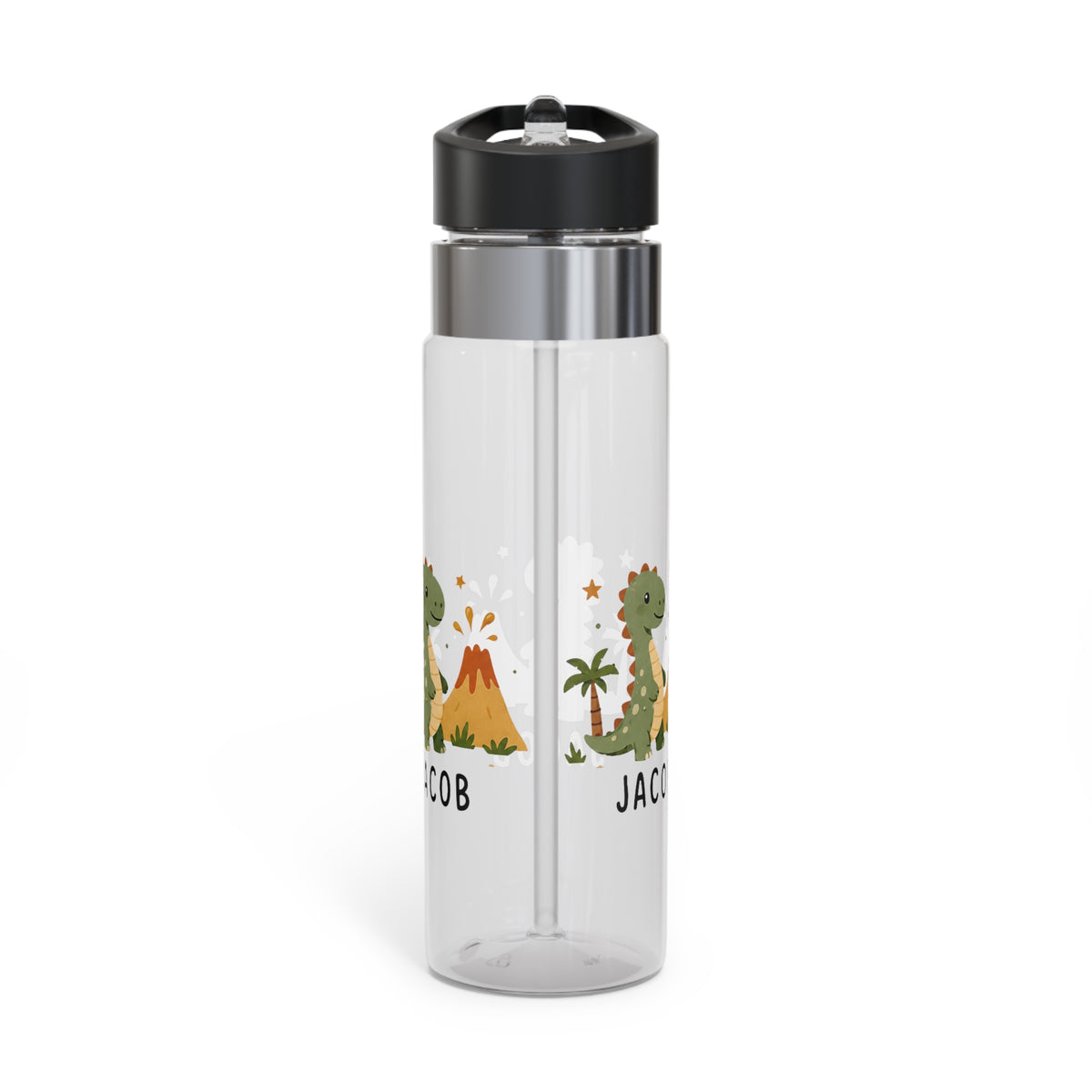 Personalized Dinosaur Water Bottle for Kids, Cute Dino Birthday Gift, Jurassic Theme Bottle, Boys School Bottle, Toddler Hydration Gift