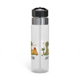 Personalized Dinosaur Water Bottle for Kids, Cute Dino Birthday Gift, Jurassic Theme Bottle, Boys School Bottle, Toddler Hydration Gift