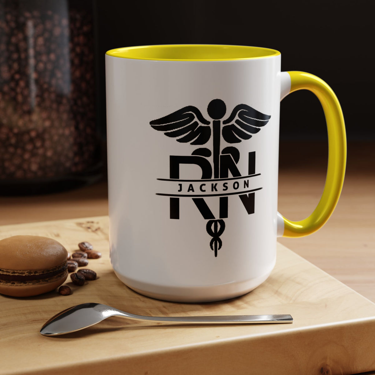 Personalized RN Mug, Custom Registered Nurse Coffee Mug, RN Name Gift, Nursing Graduation Gift, Nurse Appreciation Cup