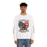 Memorial Day Sweatshirt, Patriotic Military Pullover, Remember and Honor American Flag Crewneck, Veteran Gift, Memorial Day Shirt