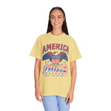 American Eagle Shirt, Patriotic USA Graphic Tee, Vintage Americana T Shirt, Fourth of July Outfit, American Pride Gift for Men and Women