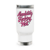 Absolutely Not Travel Mug with Handle, Funny Sarcastic Coffee Cup, Sassy Gift for Best Friends, Coworkers and Adults