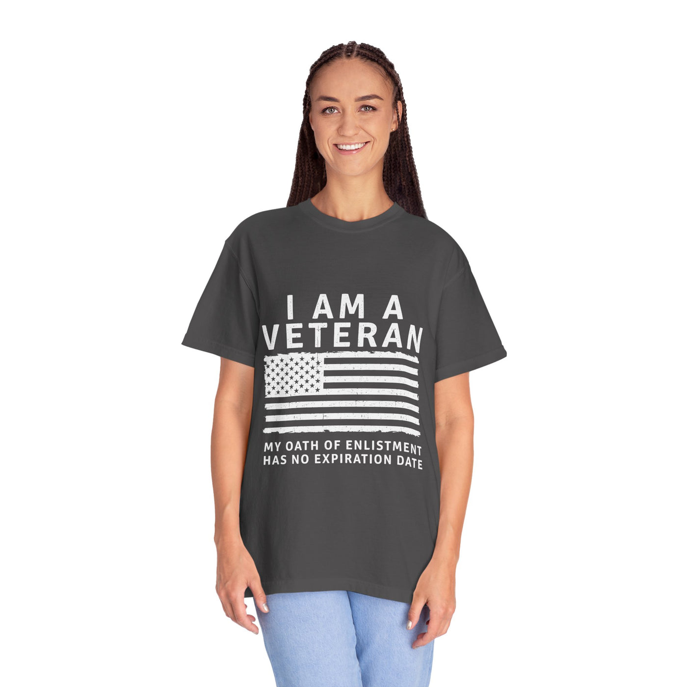 I Am a Veteran Shirt, My Oath Has No Expiration Date T-Shirt, Patriotic Military Gift, Veterans Day Tee for Retired Service Member