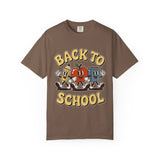 Back to School T-Shirt, Retro Apple Pencil and Book Graphic Tee, Teacher Shirt, First Day Classroom Outfit, Educator Gift, School Staff Top