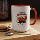 Red Panda Mug, Funny Field Guide Coffee Cup, Cute Wildlife Gift for Red Panda Lover, Zookeeper Present, Animal Birthday Gift for Kids