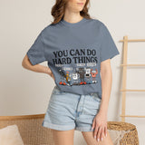Motivational Teacher Shirt Comfort Colors Tee, You Can Do Hard Things School Counselor Shirt, Positive Classroom Shirt, Educator Gift