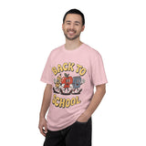 Back to School T-Shirt, Retro Apple Pencil and Book Graphic Tee, Teacher Shirt, First Day Classroom Outfit, Educator Gift, School Staff Top
