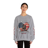 Memorial Day Sweatshirt, Patriotic Military Pullover, Remember and Honor American Flag Crewneck, Veteran Gift, Memorial Day Shirt
