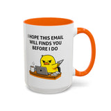 Office Worker Coffee Mug Coworker Gift Desk Job Cup Funny Email Lover Tea Mug For Boss