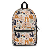 Cat Kids Backpack, Cute Kitty School Bag, Cat Lover Backpack for Boys and Girls, Back to School Book Bag, Preschool Gift