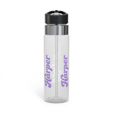 Personalized Transparent Water Bottle, Custom Name Sports Bottle, Cute Water Bottle for Women, Gym Gift, Personalized Tumbler Alternative