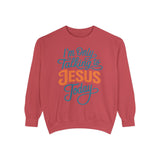 Christian Comfort Colors Sweatshirt, I'm Only Talking to Jesus Today Shirt, Faith Based Sweatshirt, Religious Gift for Women