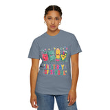 First Day of School T-Shirt, Colorful School Supplies Graphic Tee, Cute Teacher Outfit, Student Back to Class Gift, Classroom Shirt
