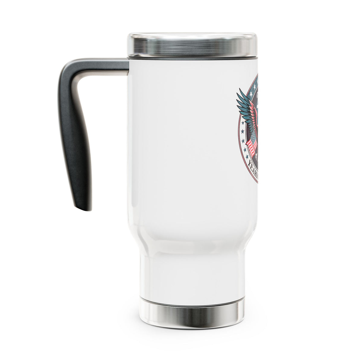 America 250 Travel Mug, 250 Years of Freedom Stainless Steel Cup, Patriotic USA Gift, 4th of July Drinkware, American Eagle Gift