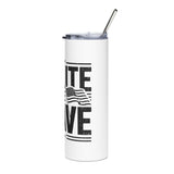 Patriotic Skinny Tumbler, Salute the Brave Travel Cup, Military Veteran Gift, American Pride Drinkware, USA Patriotic Gift for Him