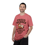 Funny Nap Lover Comfort Colors Shirt, Just Resting My Eyes Club Tee, Tired Adult Humor Shirt, Relaxation Graphic Tee Gif