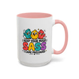 Funny Sassy Bird Coffee Mug, Keep Your Mood Sass Preloaded Mug, Cute Bird Lover Gift, Sarcastic Coffee Cup, Funny Best Friend Mug
