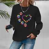 Round neck fleece hoodie