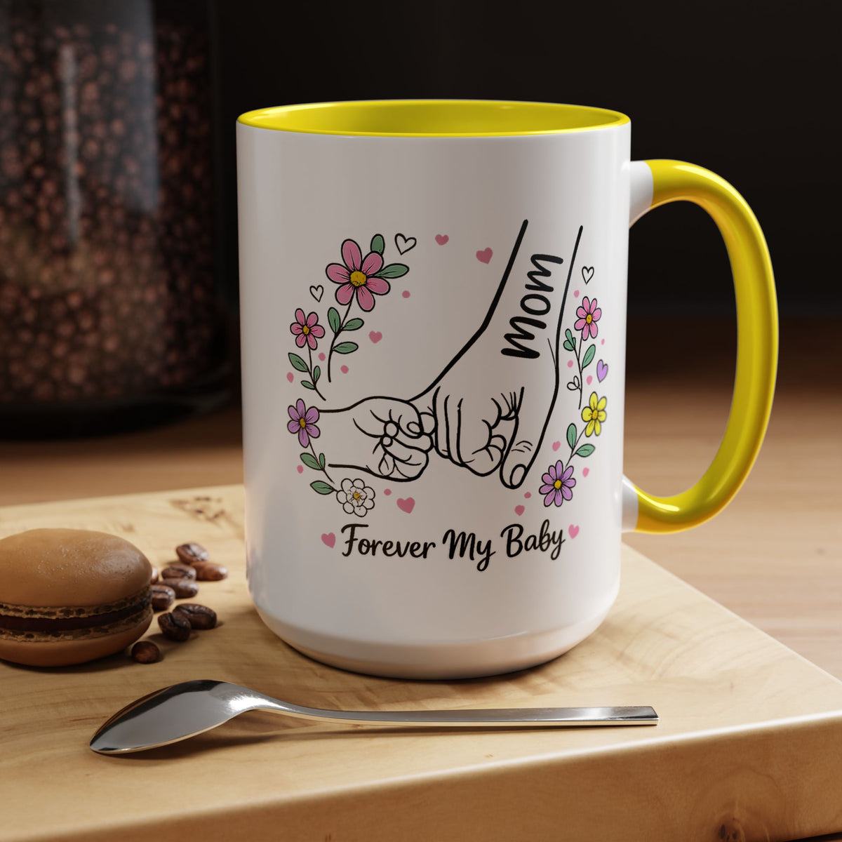 Forever My Baby Mug, Mother Daughter Gift, Son Gift From Mom, Pinky Promise Coffee Mug, Family Love Cup, Sentimental Gift