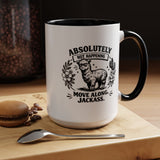 Funny Alpaca Coffee Mug, No Drama Llama Mug, Alpaca Lover Gift, Cute Sarcastic Animal Mug, Funny Coworker Coffee Cup