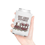 Hot Mess Express Can Cooler, Floral Drink Sleeve, Funny Gift for Busy Moms, Besties, Coworkers and Chaos Coordinators