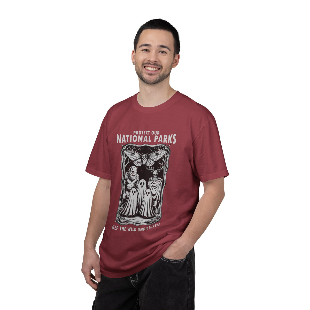 National Parks Gothic Comfort Colors Shirt, Protect Our National Parks Graphic Tee, Cryptid Nature Lover Shirt, Spooky Outdoor Apparel