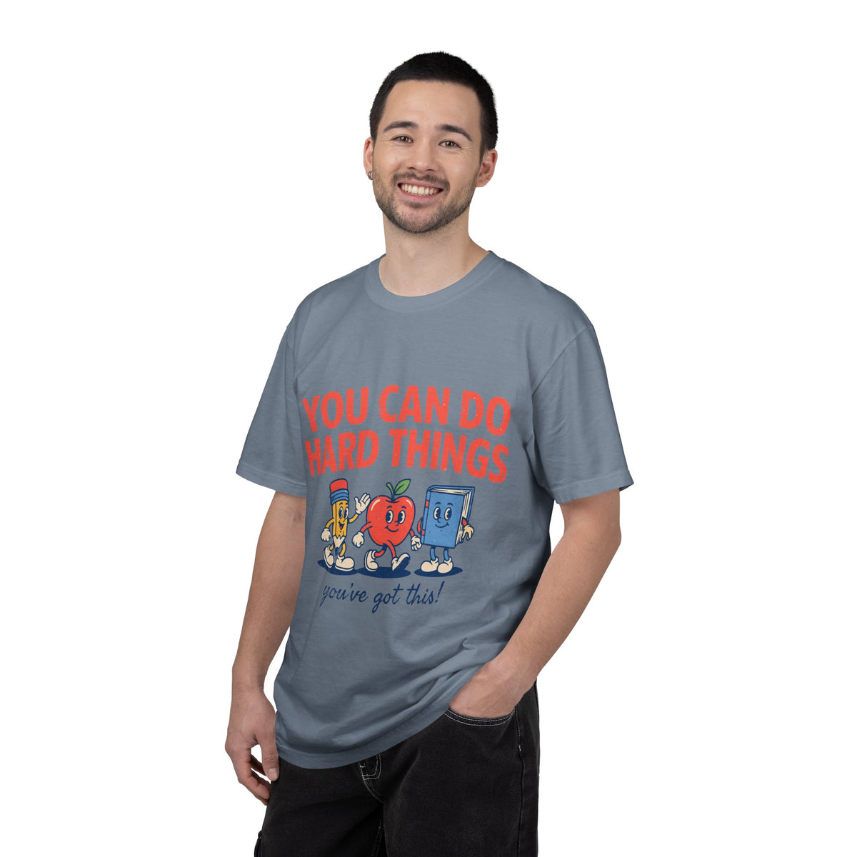 You Can Do Hard Things Teacher Shirt, Motivational Classroom Comfort Colors Tee, School Counselor Gift, Positive Educator Shirt