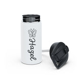 Personalized Butterfly Water Bottle, Custom Name Kids Water Bottle, Girls School Bottle, Back to School Gift
