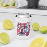 Softball Mom Can Cooler, Personalized Beer Koozie, Softball Mom Gift, Baseball Mom Drink Holder, Sports Mom Gift, Game Day Gift