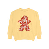Have Yourself a Merry Christmas Sweatshirt, Gingerbread Cookie Crewneck, Cute Holiday Baking Pullover, Christmas Gift for Baker or Teacher