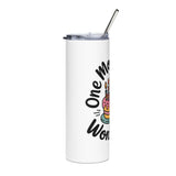 Funny Birthday Skinny Tumbler, One More Candle Won't Hurt Cake Design, Getting Older Gift for a Best Friend or Coworker Who Loves a Laugh