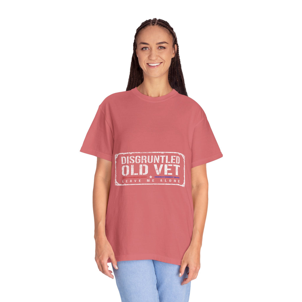 Disgruntled Old Vet Shirt, Leave Me Alone Veteran T-Shirt, Funny Military Gift for Retired Soldier, Sarcastic Veterans Day Tee for Grandpa