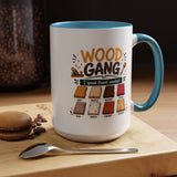 Woodworker Coffee Mug, Wood Gang Carpenter Mug, Funny Woodworking Gift, I Speak Fluent Sawdust Cup for Carpenter and Woodworker