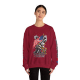 Freedom Is Not Free Sweatshirt, Patriotic Eagle Pullover, American Flag Military Style, Veterans Gift, USA Pride, Americana Clothing