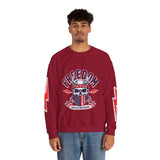 Freedom American Independence Sweatshirt, Patriotic Skull Crewneck, USA Flag Pullover, Fourth of July Outfit, Americana Gift for Him