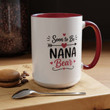 Soon to Be Nana Mug, Pregnancy Announcement Coffee Cup, New Grandma Gift from Daughter, Baby Reveal Keepsake for Mothers Day or Birthday