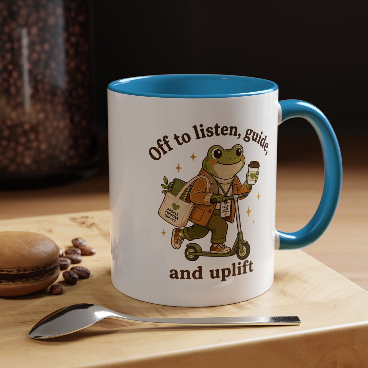 School Counselor Coffee Mug, Frog Counselor Gift, Mental Health Professional Mug, Therapist Gift, Counselor Appreciation Cup