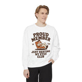 Funny Just Resting My Eyes Club Comfort Colors Sweatshirt, Tired Parent Crewneck, Sleep Lover Gift, Introvert Humor Pullover