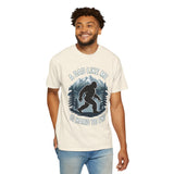 Bigfoot Comfort Shirt, Funny Sasquatch Graphic Tee, A Dad Like Me Is Hard To Find Shirt, Fathers Day Gift for Dad