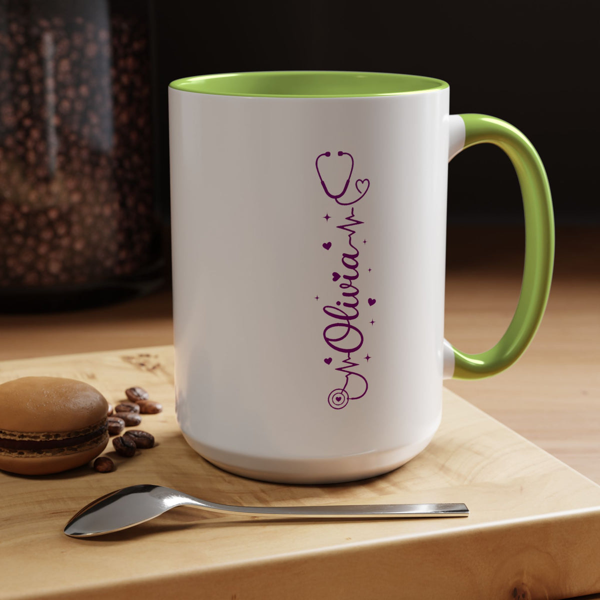 Custom Nurse Name Mug, Personalized Nurse Coffee Cup, Registered Nurse Gift, Nursing Student Gift, Healthcare Appreciation Mug
