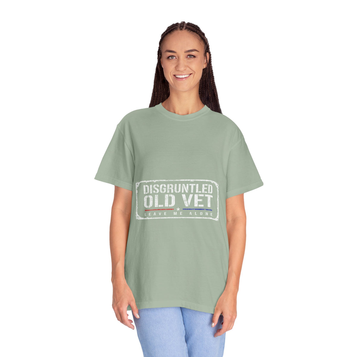 Disgruntled Old Vet Shirt, Leave Me Alone Veteran T-Shirt, Funny Military Gift for Retired Soldier, Sarcastic Veterans Day Tee for Grandpa