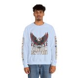 Veterans Day Sweatshirt, Freedom Isn't Free Eagle Pullover, Patriotic Military Top, Veteran Gift, American Pride, USA Clothing