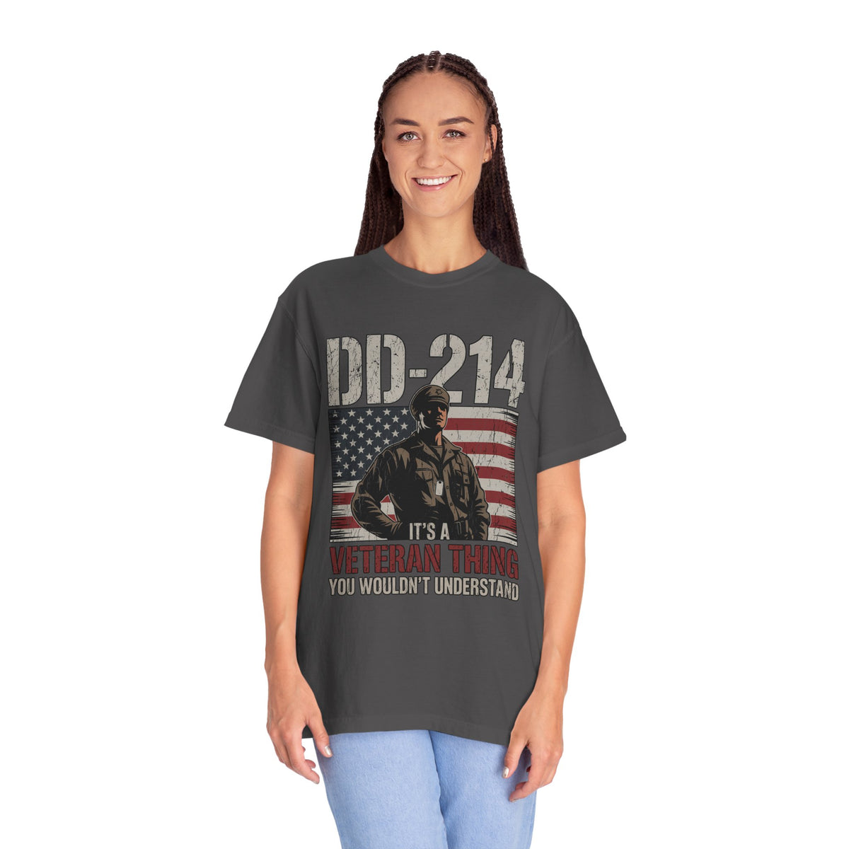 DD-214 Veteran Shirt, It's a Veteran Thing T Shirt, Military Veteran Gift, US Army Shirt, Patriotic American Flag Tee, Veteran Pride Top
