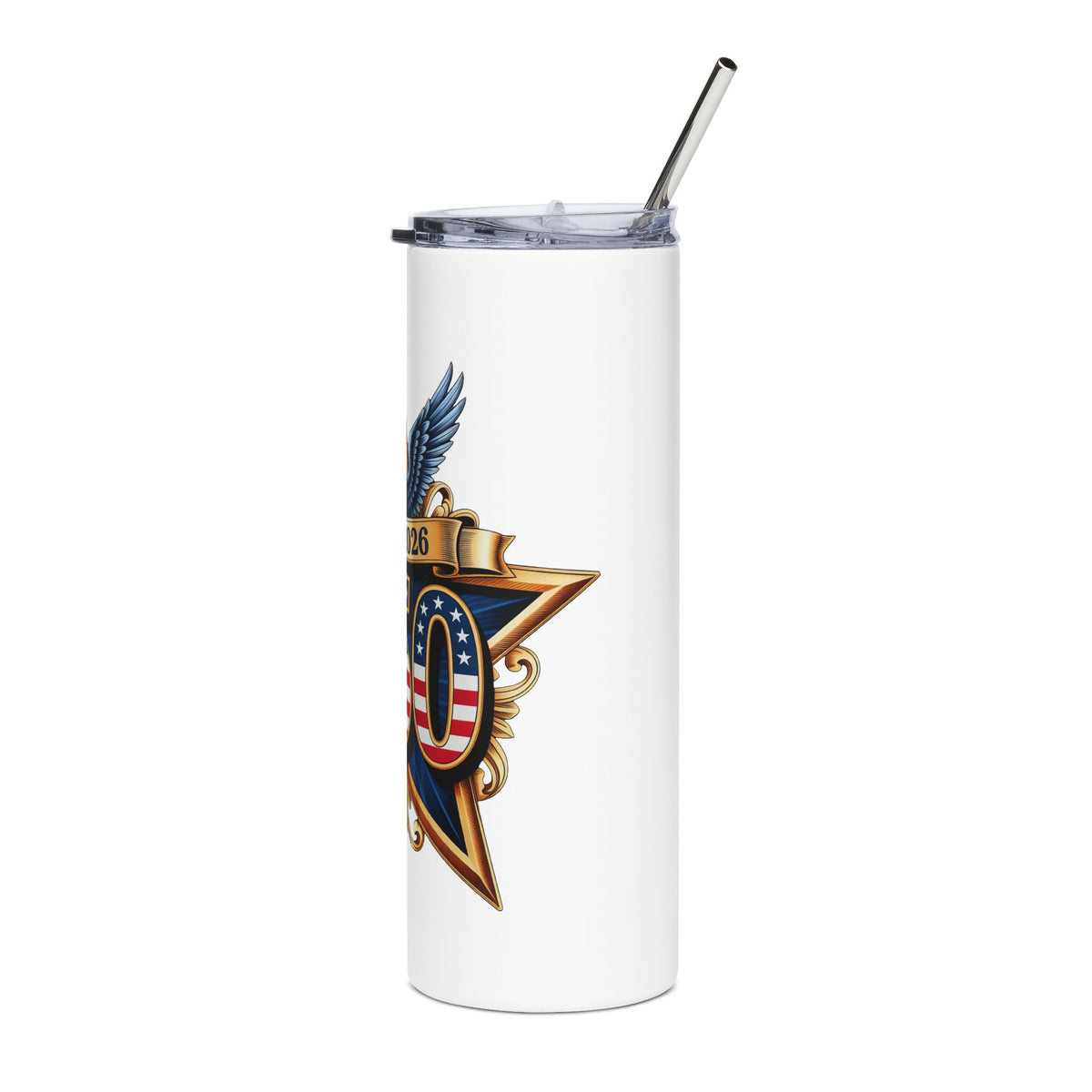 America 250th Anniversary Skinny Tumbler, 1776 to 2026 Patriotic Cup, USA Celebration Drinkware, American Pride Gift