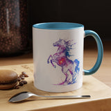 Galaxy Horse Mug, Cosmic Horse Coffee Mug, Horse Lover Gift, Celestial Horse Cup, Equestrian Mug, Fantasy Horse Art, Horse Mom Gift